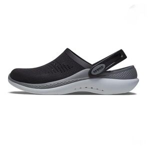 CROCS Black and Gray Unisex Slip-On - NWT - M7/W9